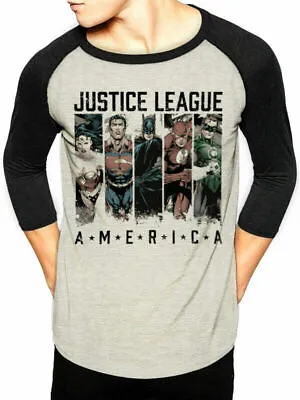 Buy T-shirt DC Originals Justice League America 3/4 Sleeve • 11.99£