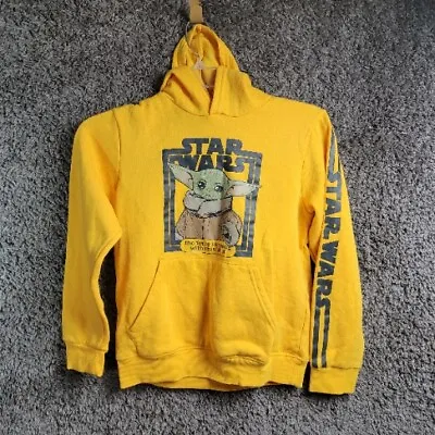 Buy Star Wars Youth L Hoodie Sweater Grogu   The Force Is Strong With This Child   • 10.24£