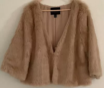 Buy BeauForever 21 3X Dusty Pink Funky  Faux Fur Coat • 11.37£