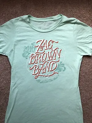 Buy Zac Brown Band 2016 Black Out The Sun Tour Womens Shirt Size XS • 13.25£