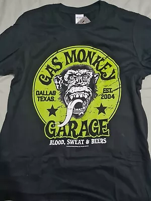 Buy GMG Gas Monkey Garage Car Inspiring Green Round Logo T-Shirt Print Unisex S-5XL • 19.99£