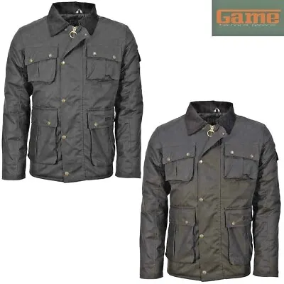 Buy Mens Game Utilitas II Waxed Cotton Multi Pocket Wax Jacket  • 79.95£