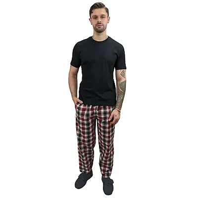 Buy Mens Pyjama Short Sleeve Cotton Set Suit Pjs Lounge Sleep 2 Pc Pockets S-4xl • 13£