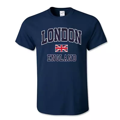 Buy London England Unisex T-Shirt Union Jack Tee Trendy Great Britain Gift Souvenir • 10.79£