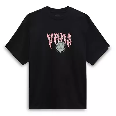 Buy VANS - Mens Sunface T-Shirt - Black - Casual/Beach Short Sleeve Top • 32£