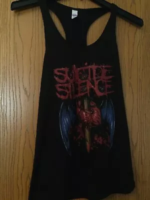 Buy Suicide Silence - Ladies Tank Top- Black Shirt - Poly Blend - XL - Tultex • 56.70£