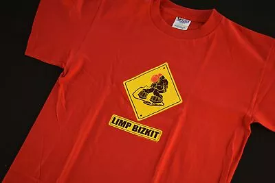 Buy Limp Bizkit T-Shirt TShirt 2000 Warning Sign Hard Rock Metal Band Vintage VTG M • 52.29£