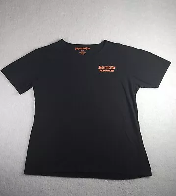 Buy Jagermeister Republic Texas T-Shirt Short Sleeve Round Neck Black Size XL • 9.54£