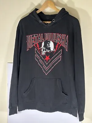 Buy Metal Mulisha Hoodie Black Size Large Skull • 22.50£