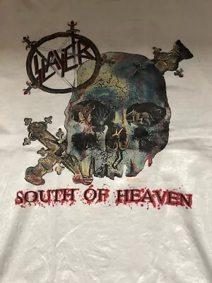 Buy Slayer South Of Heaven Vintage Shirt Dark Angel Exodus Destruction Kreator Sodom • 201.29£
