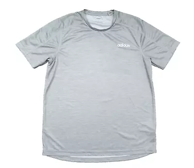 Buy ADIDAS Running Shirt Running T-shirt L CLIMALITE Gray Shirt Sports Running Fitness Gym • 20.49£