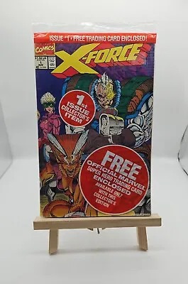 Buy X-Force #1: Sealed Polybag With X-Force Trading Card! Marvel Comics (1991) • 3.96£