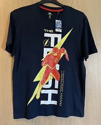 Buy Dc The Flash Mens Navy T Shirt Size M New With Tags! • 2.99£