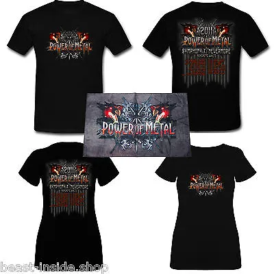 Buy POWER OF METAL 2011 Pt.1 TOUR SHIRT + Flagge SYMPHONY X - NEVERMORE - Neu! • 12.07£