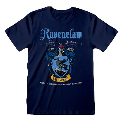 Buy Official Harry Potter Ravenclaw Crest T Shirt Team Quidditch Hogwarts NEW • 13.95£