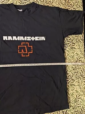 Buy Rammstein, Vintage July 2005 UK Tour T-Shirt, Dates On Back, Black, Medium • 32£