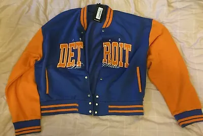 Buy Brand  Detroit Varsity Jacket, Multicoloured And Stylish And Beautiful, Large • 25£