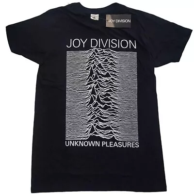 Buy Joy Division Unknown Pleasures White On Black Official Tee T-Shirt Mens Unisex • 15.99£