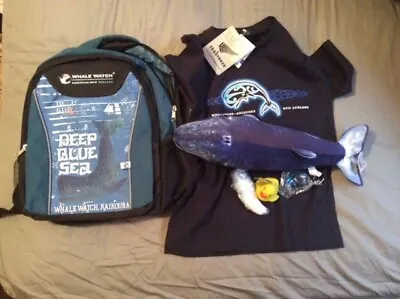 Buy WHALE - Backpack / T-shirt / Cuddly Whale / Key Ring / Light Up Bath Toy - BNWT • 11.99£