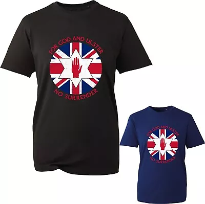 Buy For God & Ulster No Surrender Battle Of The Boyne 12th July T-Shirt Victory Top • 9.99£