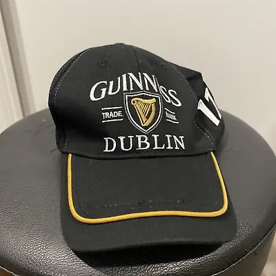 Buy Guinness Beer Dublin 1759 Official Merch Cap Hat Storehouse Signature Black • 4.32£