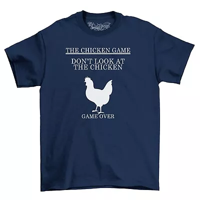 Buy ShirtShack The Chicken Game Men's Funny T-Shirt 100% Cotton Black Shirt • 11.95£