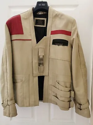 Buy Star Wars Poe Dameron Soft Cream  Leather Jacket Leathers Factory 100% Cowhide M • 99£