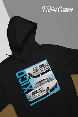 Buy Retro MK2 Escort Mexico Ford Car Hoodie, Classic Car, Dads Gift, Old School Mens • 22£