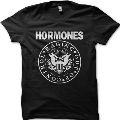Buy HORMONES Ramones Raging Out Of Control Funny  T-shirt OZ5024 • 13.95£