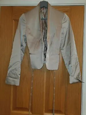 Buy Laura Ashley Beige Blazer Jacket Size 8  • 12.99£