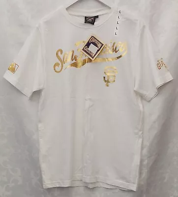 Buy COOPERSTOWN San Francisco Giants Baseball T-Shirt White/ Gold *RARE* Large • 24.95£