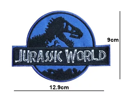Buy Jurassic World, Jurassic Park Iron/sew On Patch Embroidered Applique Badge Logo. • 2.99£