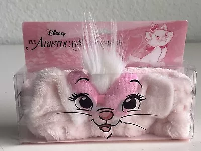 Buy Disney's The Aristocats Marie Fluffy Spa Headband Pink White Cat Ears Bow NEW • 12.76£
