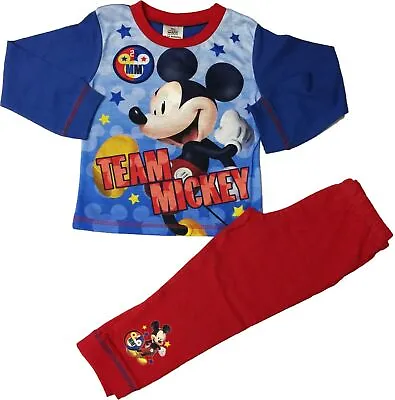 Buy Kids Mickey Mouse Pyjamas Personalised With Name • 8.95£