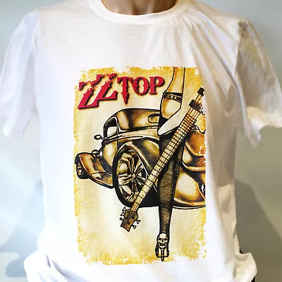 Buy ZZ Top Rock  Metal White Unisex T-shirt S-3XL • 14.99£