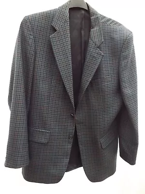 Buy M & S  - St Michaels - Vintage Mens Check Woolen Jacket - Size Chest 40 • 15.75£