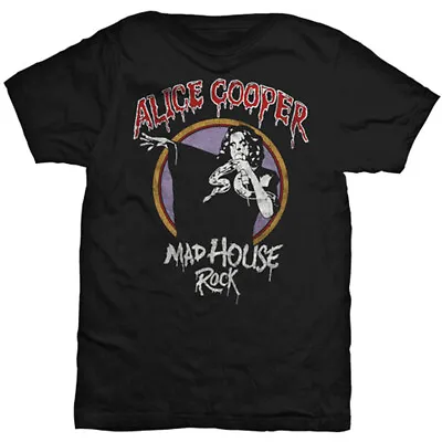 Buy Alice Cooper Mad House Rock T-Shirt OFFICIAL • 16.59£