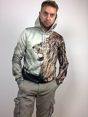 Buy MGV61 Hoodie Lion King Size L *** Unisex Streetwear • 40.38£