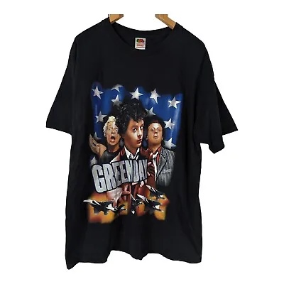 Buy Vtg Green Day American Idiot Tour T-shirt  Print Black XL T Shirt Tee Merch 🚚 • 10.81£