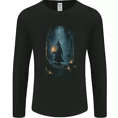 Buy Fantasy Wizard Warlock 1 Mens Long Sleeve T-Shirt • 11.99£