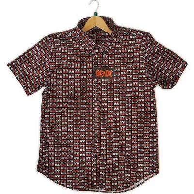 Buy AC/DC 'Logo' Casual Shirt - NEW OFFICIAL • 29.99£