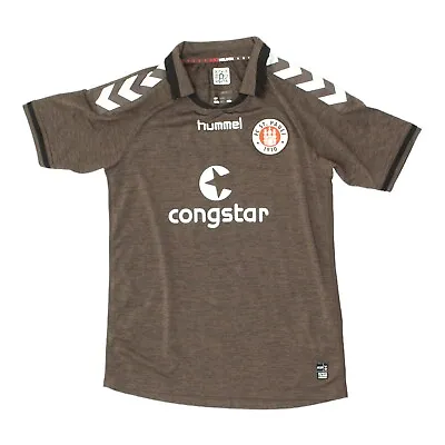 Buy FC St. Pauli 2014-15 Hummel Mens Brown Home Shirt | Football Sportswear VTG • 40£