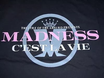 Buy Madness C’est La Vie Black T-shirt Size Large • 19.99£