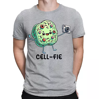 Buy CellFie Biology Science Chemistry Funny Humor Selfie Mens T-Shirts #BAL • 9.99£