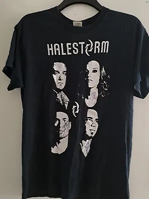 Buy Signed Halestorm Band Tour Tshirt • 175£