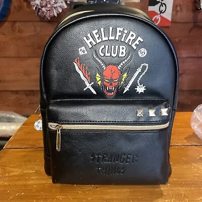 Buy Stranger Things Hellfire Club Black Backpack Bag Official Merch • 32.99£