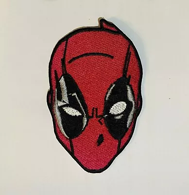 Buy Deadpool Face Logo Embroiderd Badge/patch Iron/sew On, Fancy Dress Pride. • 2.85£