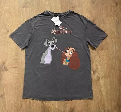 Buy DISNEY LADY AND THE TRAMP X NEW LOOK WOMENS T SHIRT UK 10 BNWT • 11.50£