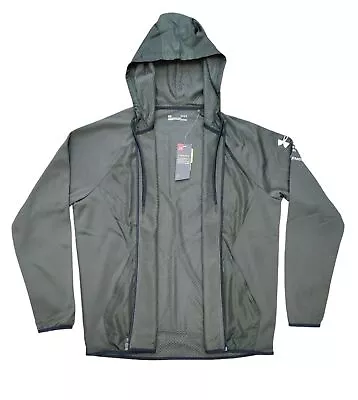Buy Under Armour Storm Water-repellent Hooded Jacket Fitted Bnwt Khaki Size Lg/g • 55.99£