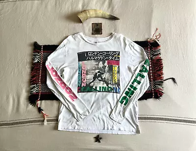 Buy THE CLASH Japanese London Calling T-Shirt L Back & Arms Prints VERY RARE • 99.98£
